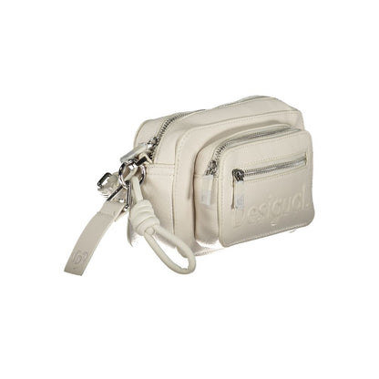 Desigual Hvid Polyethylen Håndtaske