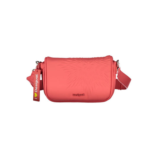 Desigual rød polyethylen håndtaske