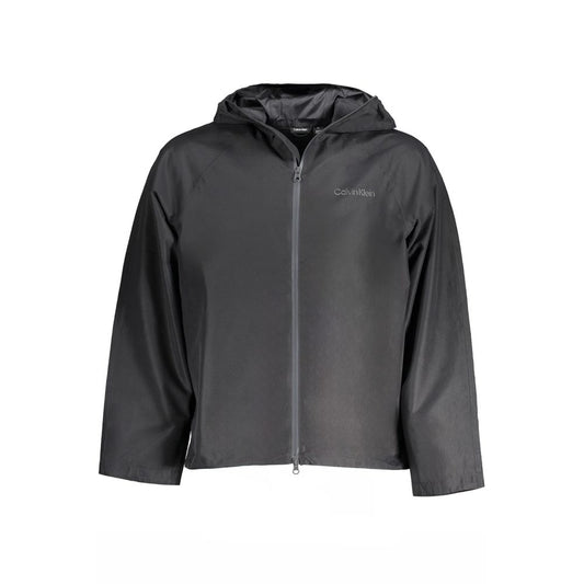 Calvin Klein Sort Polyesterjakke