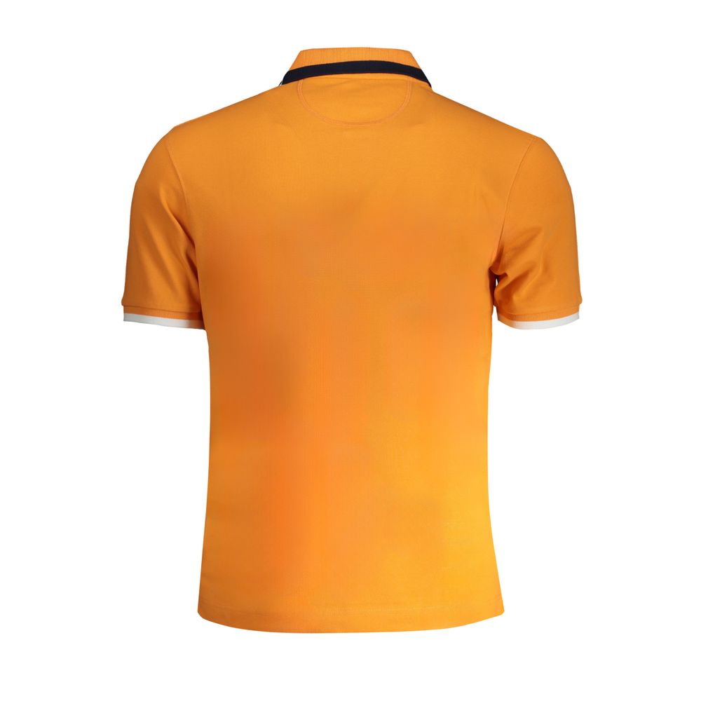 La Martina orange poloshirt i bomuld