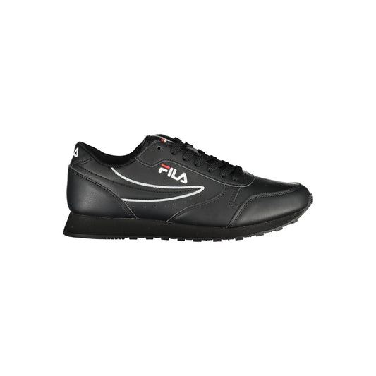Fila Sleek Sorte Sneakers med Snøre