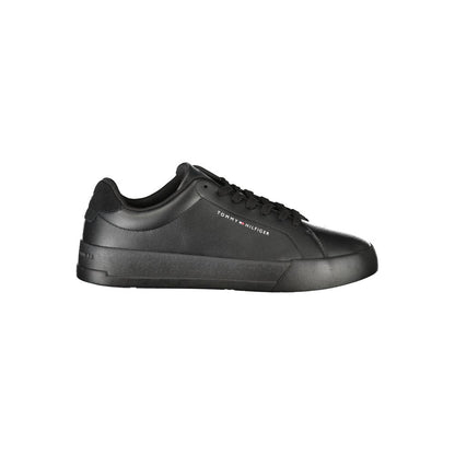 Tommy Hilfiger Sort Læder Herre Sneaker