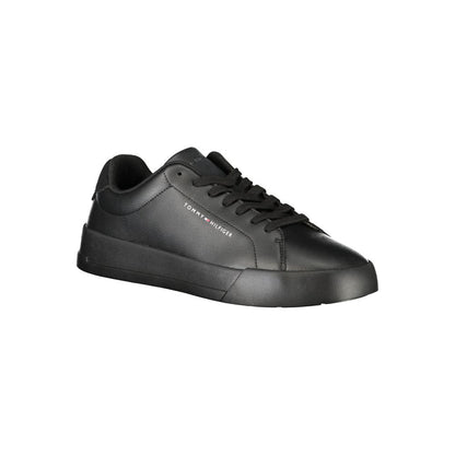 Tommy Hilfiger Sort Læder Herre Sneaker