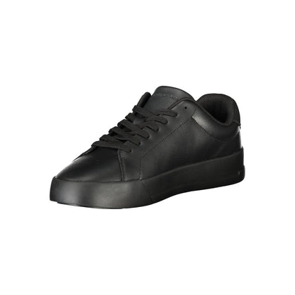 Tommy Hilfiger Sort Læder Herre Sneaker