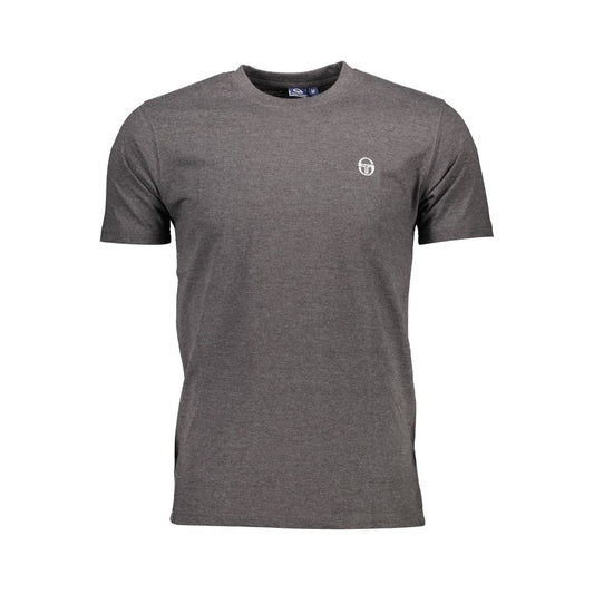 Sergio Tacchini grå bomulds-T-shirt til mænd
