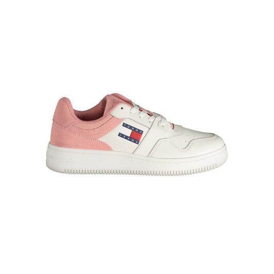 Tommy Hilfiger lyserød polyester-sneaker