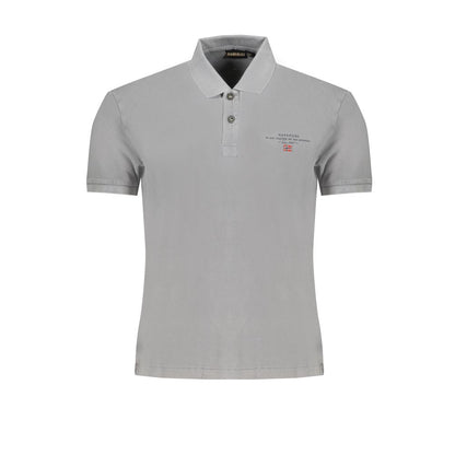 Napapijri grå bomuld poloshirt til mænd