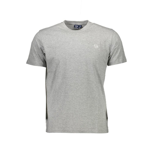 Sergio Tacchini grå bomulds-T-shirt til mænd
