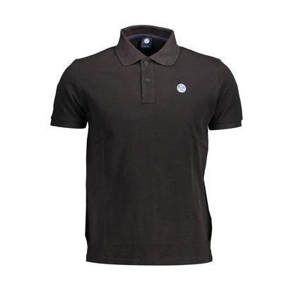 North Sails sort bomuldspoloshirt til mænd