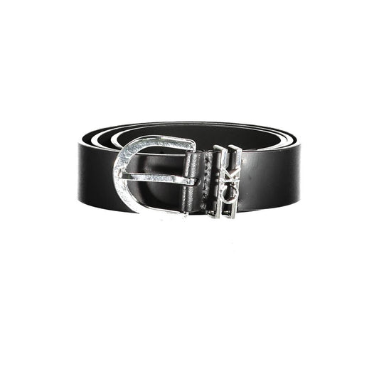 Calvin Klein sort læderbælte til kvinder