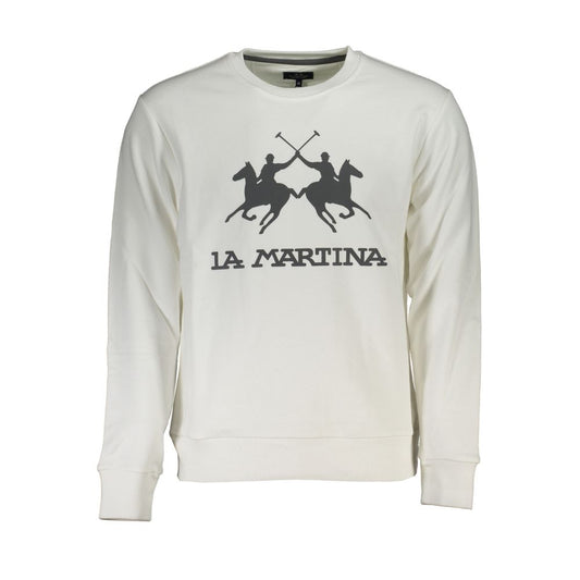 La Martina Elegant Langærmet Sweatshirt Med Rund Hals