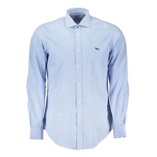 Harmont & Blaine Light Blue Cotton Men Shirt