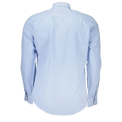 Harmont & Blaine Light Blue Cotton Men Shirt