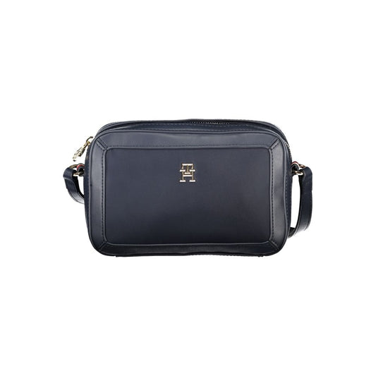 Tommy Hilfiger blå polyester håndtaske
