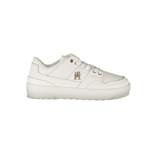 Tommy Hilfiger Hvid Læder Dame Sneaker