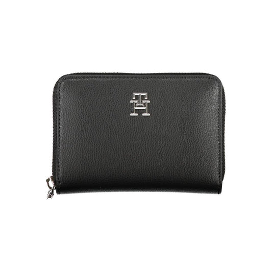 Tommy Hilfiger elegant sort lynlåspung med flere rum