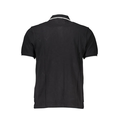 North Sails sort bomuldspoloshirt