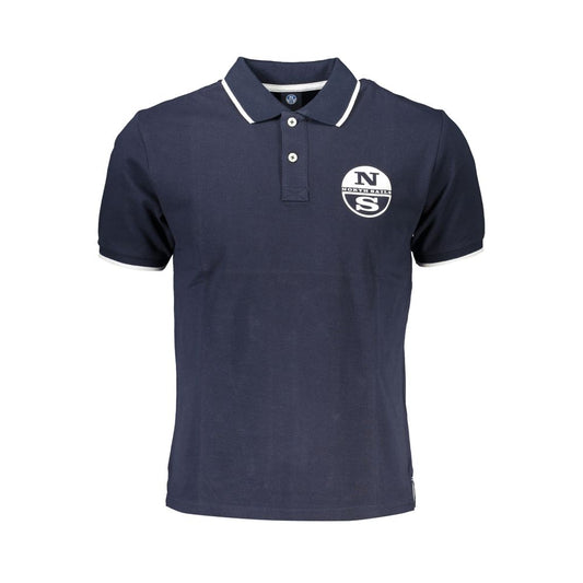 North Sails Blå Bomuldspoloshirt