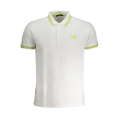 Cavalli Class hvid bomuldspoloshirt