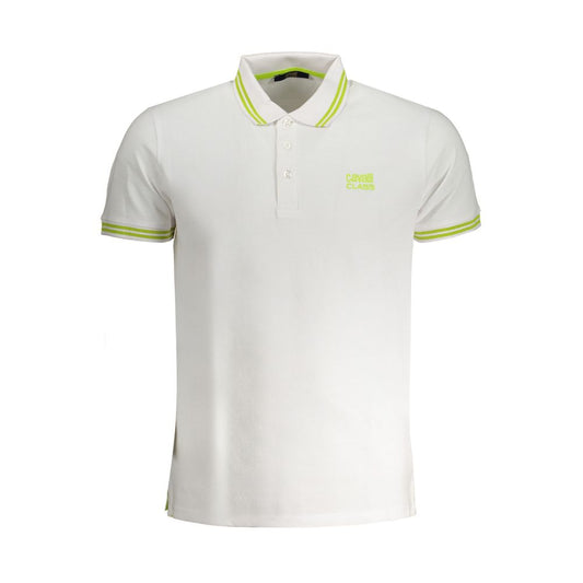 Cavalli Class hvid bomuldspoloshirt