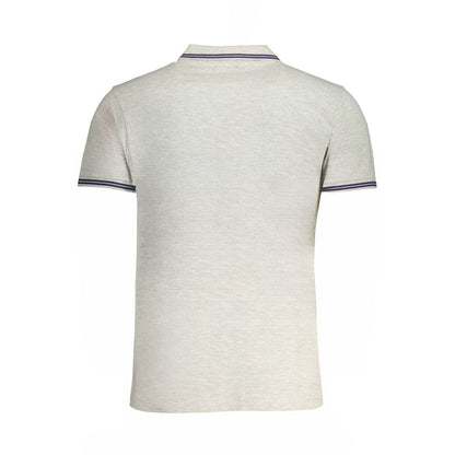 Cavalli Class Grå Bomuld Herre Poloshirt