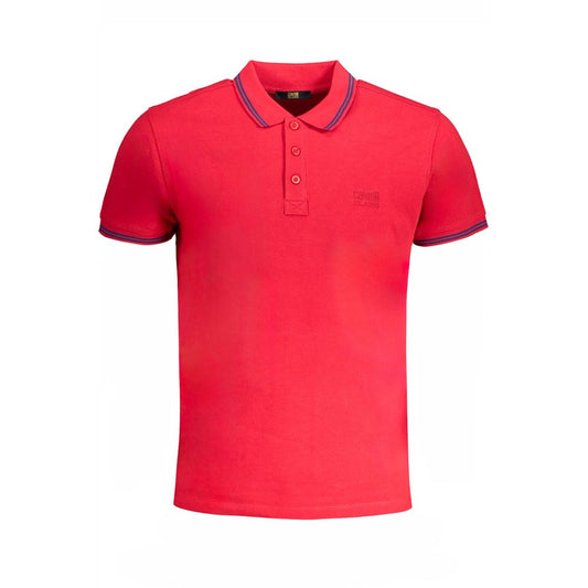 Cavalli Class rød bomuldspoloshirt