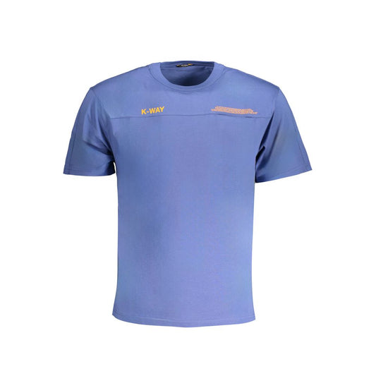K-WAY Blå Bomulds T-shirt