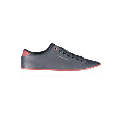 Tommy Hilfiger Blå Polyester Sneaker