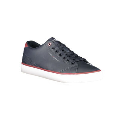Tommy Hilfiger Blå Polyester Sneaker