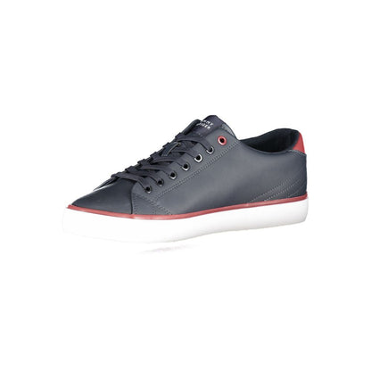 Tommy Hilfiger Blå Polyester Sneaker