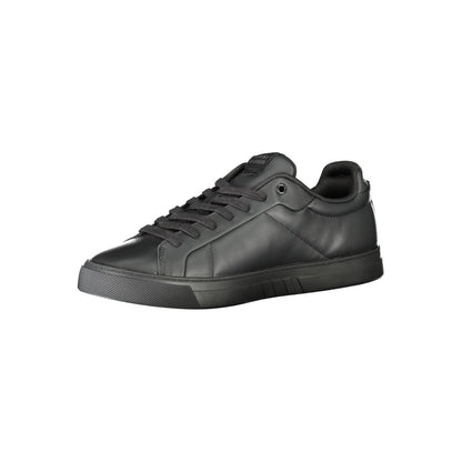 Tommy Hilfiger Sort Læder Herre Sneaker