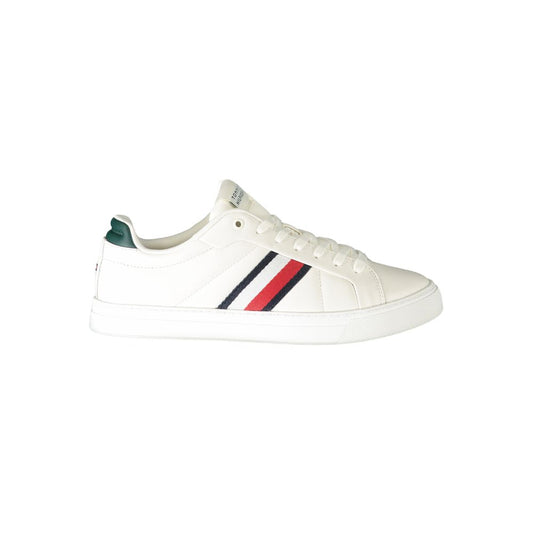 Tommy Hilfiger Hvide Læder Herre Sneaker