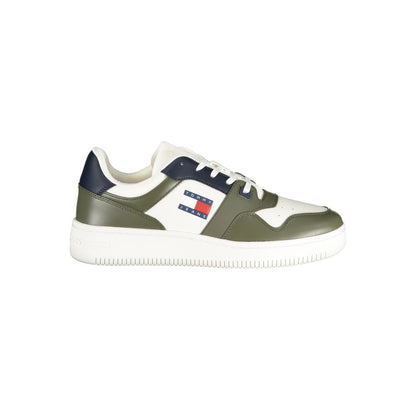 Tommy Hilfiger Grønne Læder Herre Sneaker