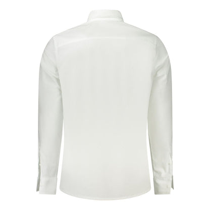 Calvin Klein Hvid Bomuld Herreskjorte