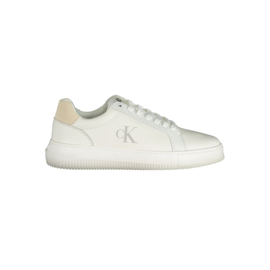 Calvin Klein Hvid Polyethylen Herre Sneaker