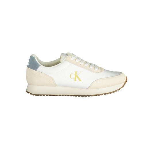 Calvin Klein Hvid Polyester Herre Sneaker