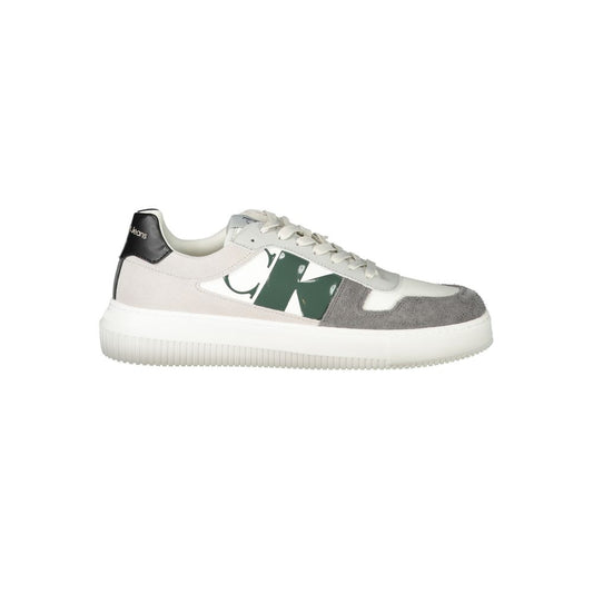 Calvin Klein Hvid Polyethylen Herre Sneaker