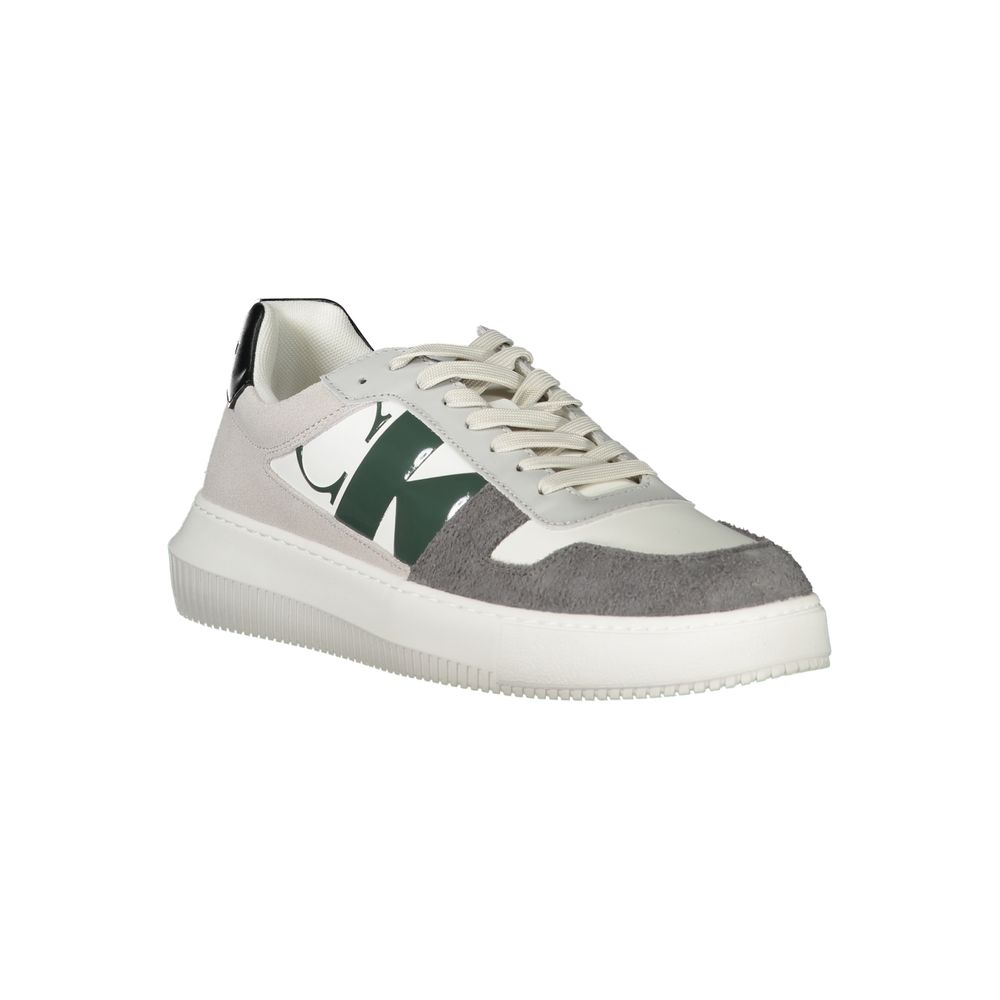 Calvin Klein Hvid Polyethylen Herre Sneaker