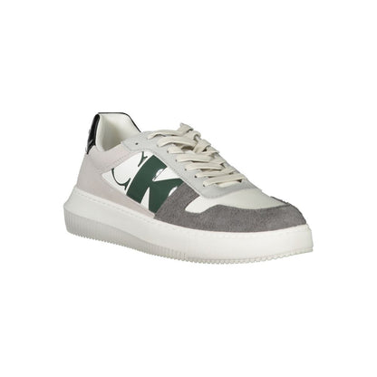 Calvin Klein Hvid Polyethylen Herre Sneaker