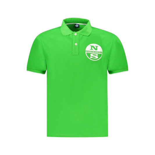 North Sails Grøn Bomulds Herre Poloshirt