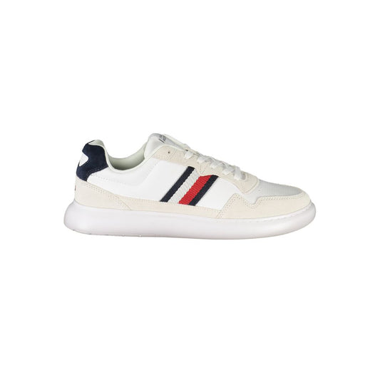 Tommy Hilfiger Hvide Læder Herre Sneaker