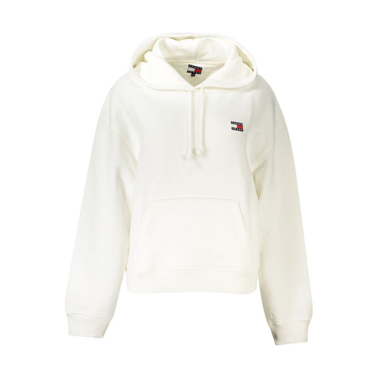 Tommy Hilfiger Hvid Bomuldssweater Til Kvinder