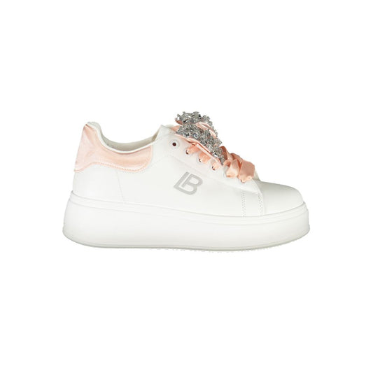 Laura Biagiotti Hvid Syntetisk Dame Sneaker