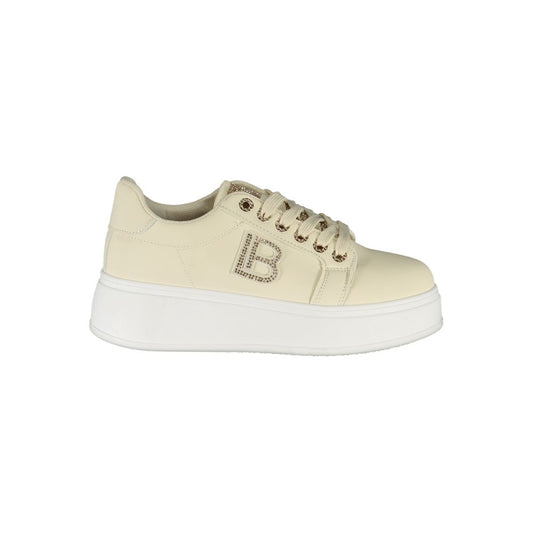 Laura Biagiotti Beige Polyester Dame Sneaker