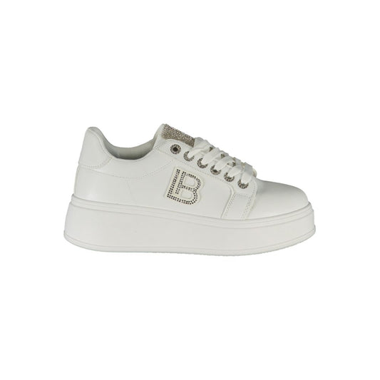 Laura Biagiotti Hvid Polyester Dame Sneaker