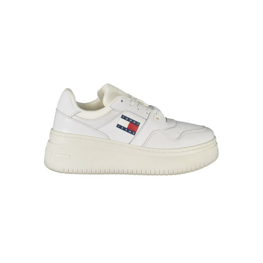 Tommy Hilfiger Hvid Læder Dame Sneaker