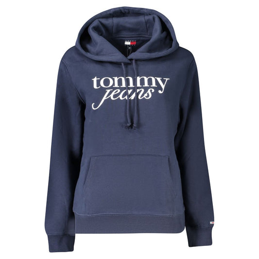 Tommy Hilfiger Blå Bomuldssweater Til Kvinder