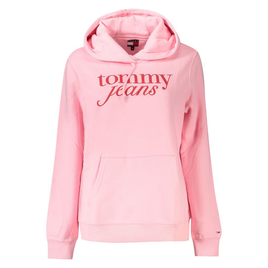 Tommy Hilfiger Pink Bomuldssweater Til Kvinder
