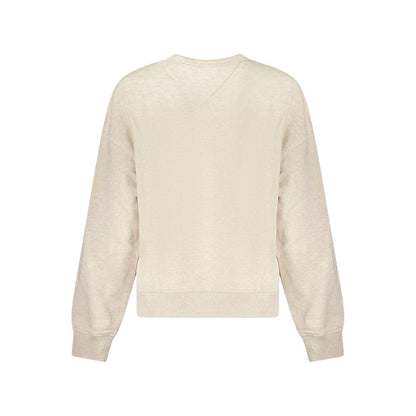 Tommy Hilfiger Beige Bomuldssweater Til Kvinder