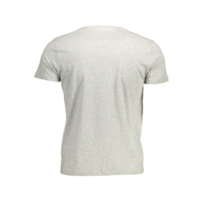 U.S. POLO ASSN. Gray Cotton Men T-Shirt